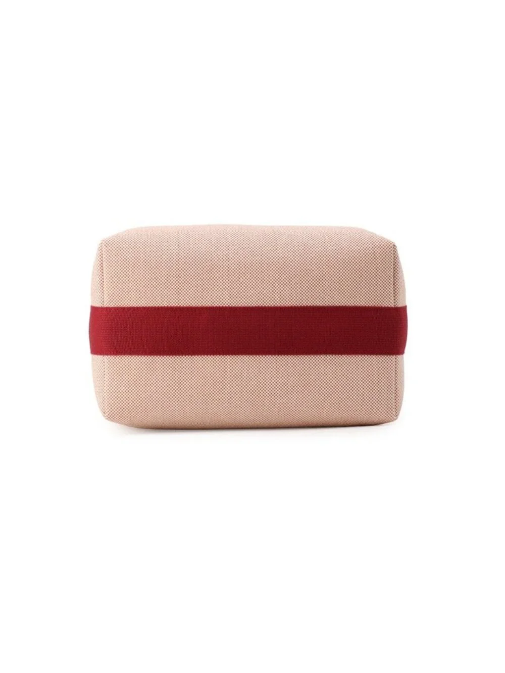 Hermes Handbag Bride-a-Brac GM Cabriole Terracotta Silver Canvas Pouch
